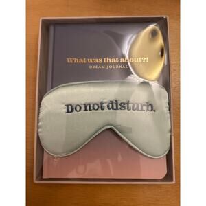 New Journal Sleeping Eye Mask Set Do Not Disturb Mask What Was That Abt Journal